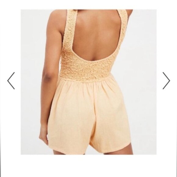 NWT Free people Juliette Cotton Romper Sz XS - Picture 3 of 12